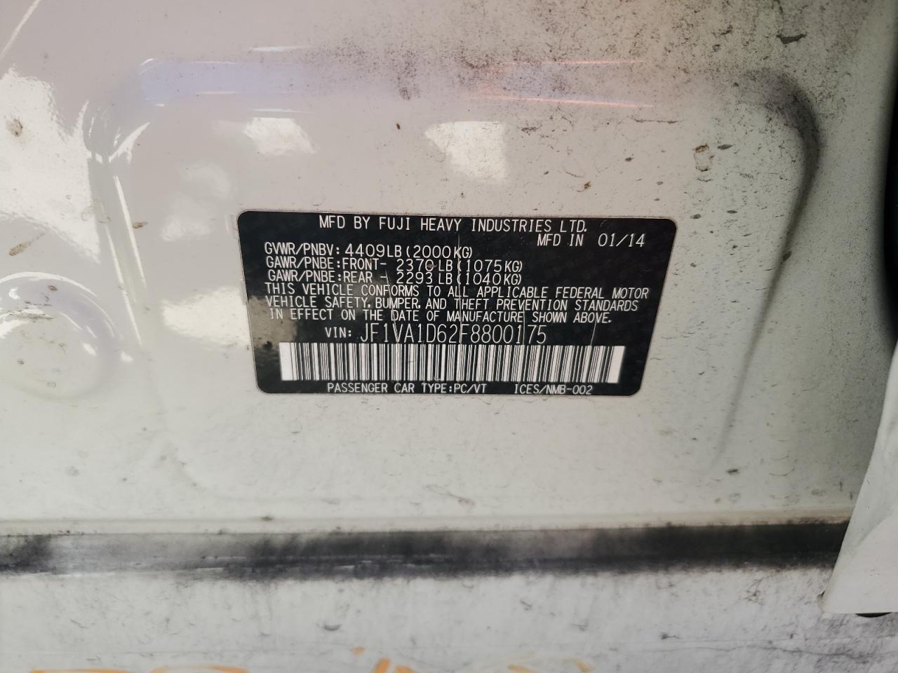 Subaru WRX Premium Image 9